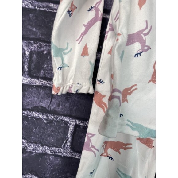 Carter's Just One You 2T PJ Reindeer Trees 2-Piece Pajama Set - Picture 7 of 14